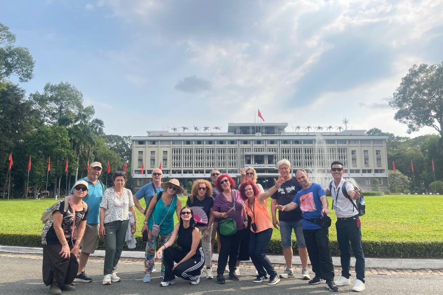 Des clients d'Asia King Travel 
