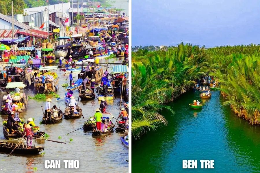 Ben Tre ou Can Tho : quelles destinations au delta du Mékong choisir