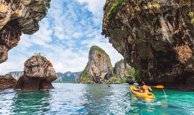 Faire du kayak à Ao Nang