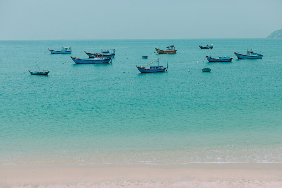 le village de pecheurs - baie de Ninh Van