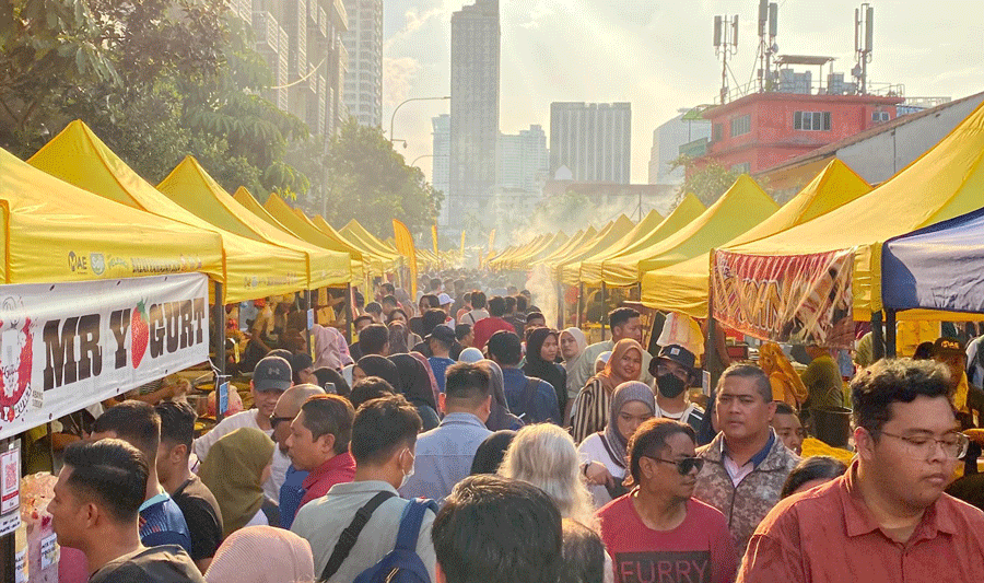 Marché nocturne du Ramadan en Malaise - Bazar Ramadan Kampung Baru