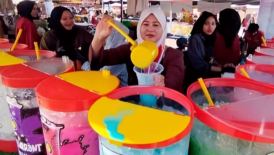 Marché nocturne du Ramadan en Malaise - Bazar Ramadan Satok