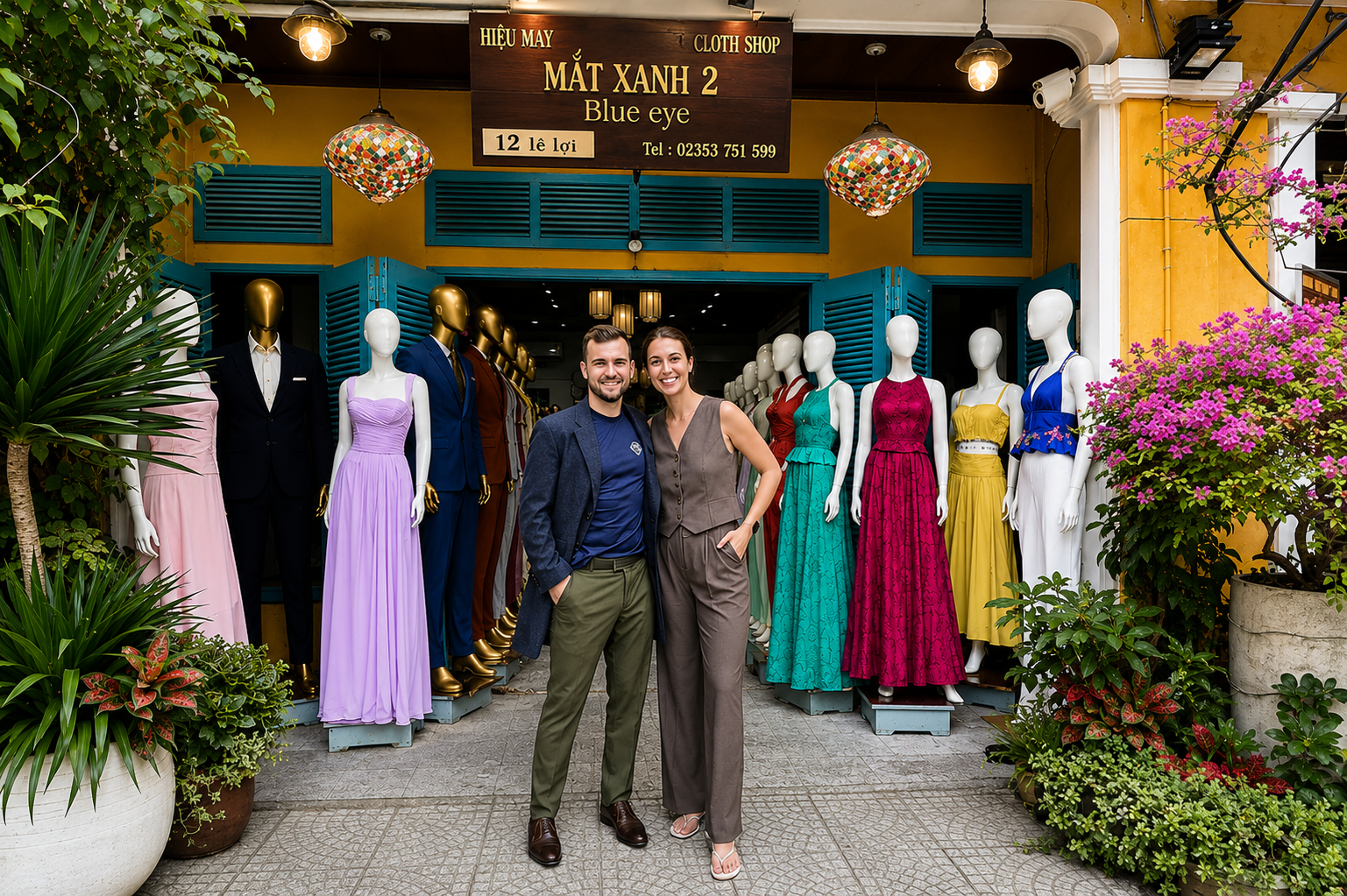 Vêtements sur mesure à Hoi An 