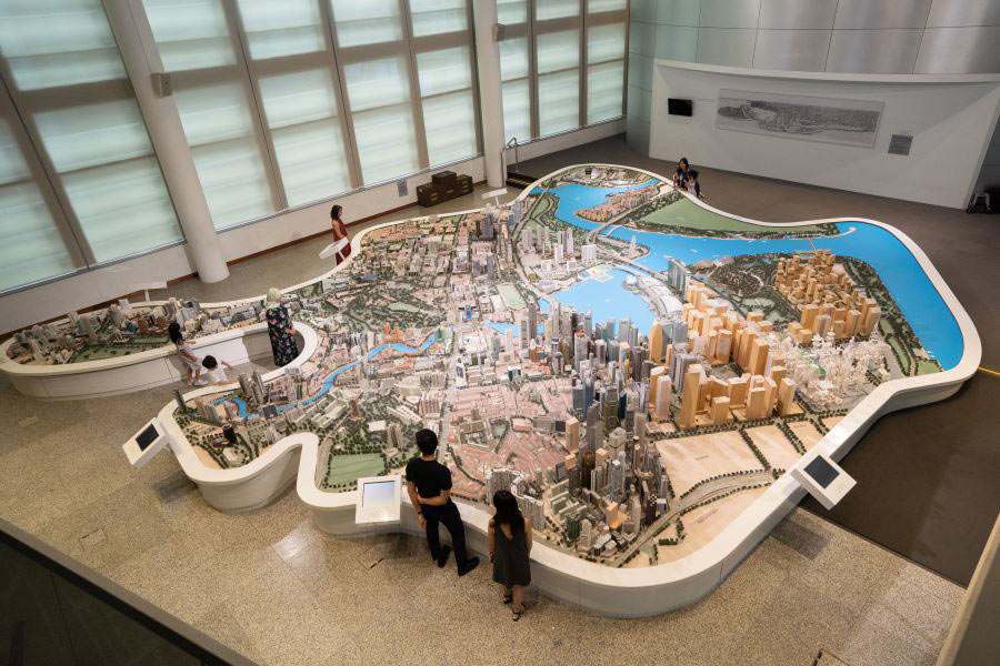 L'urbanisme et l'architecture de la Singapore City Gallery