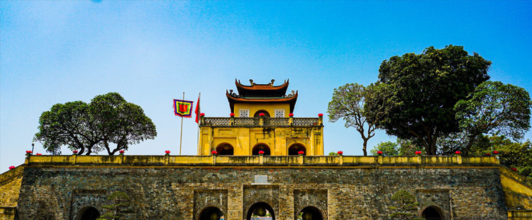 La plus grande porte de la citadelle impériale de Thang Long