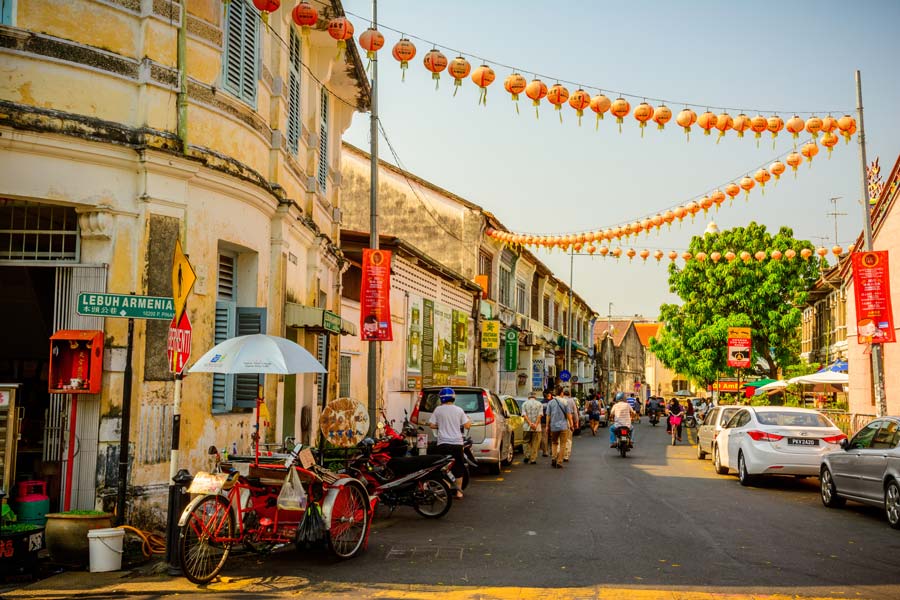 Le centre historique de George Town