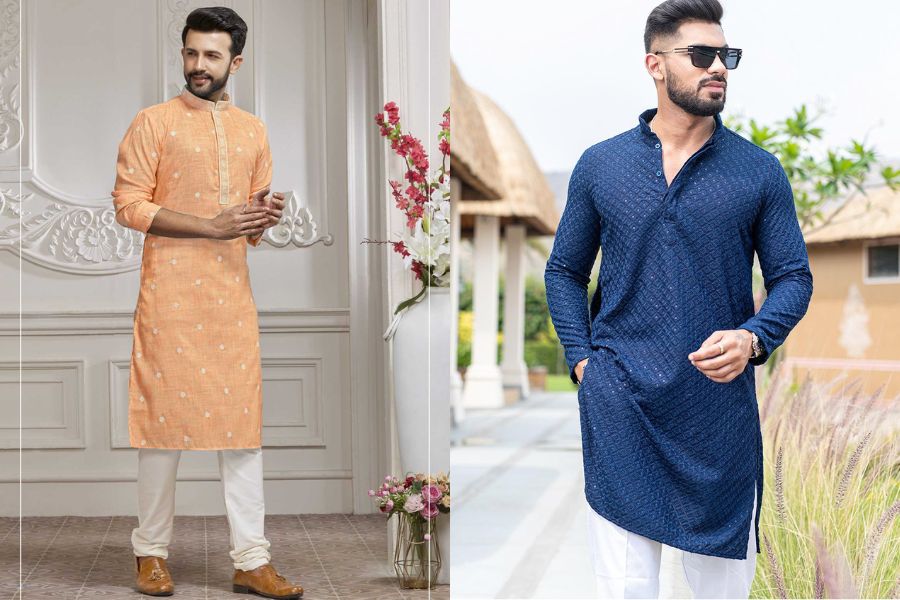 Kurta est une tunique longue portée dans la fête Hari Raya Aidilfitri