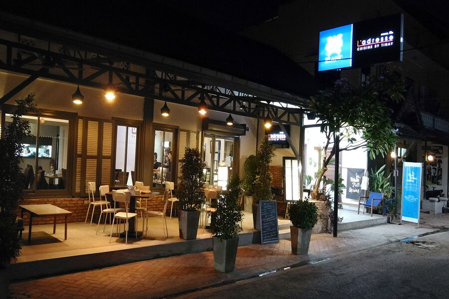 Cuisine française raffinée à L’Adresse by Tinay à Vientiane