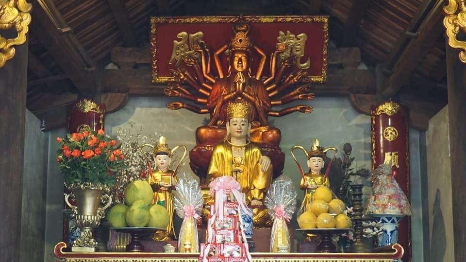 La zone du temple sacré de Mme Tran Thi Ngoc Am