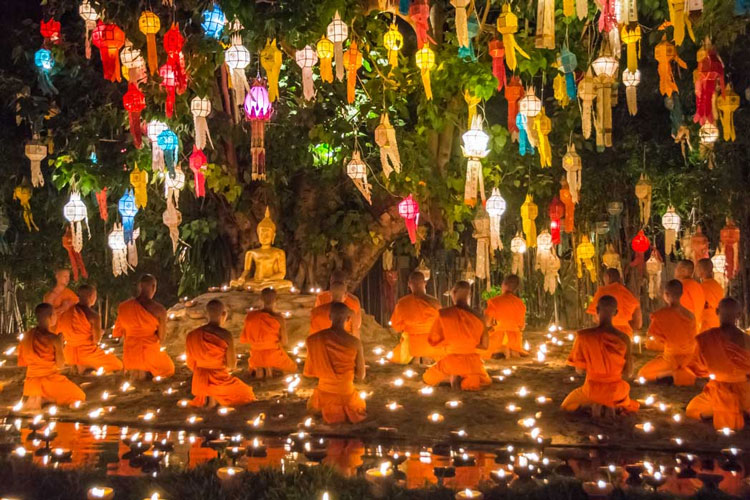 Loy Krathong à Chiang Mai