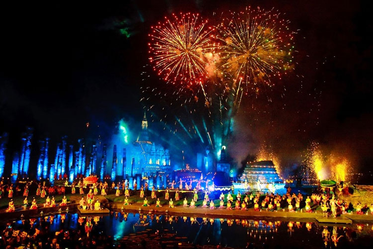 Loy Krathong à Sukhothai