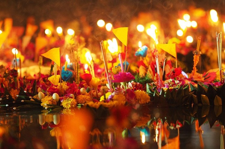 Loy Krathong en Thaillande