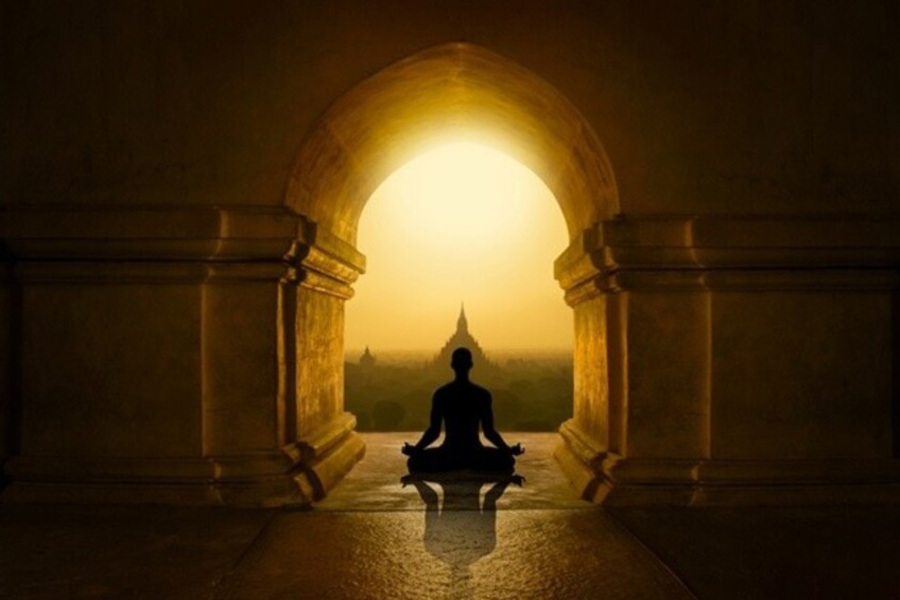 Moment de méditation paisible 