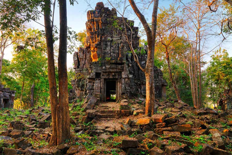 Prasat Sambor du site archéologique de Sambor Prei Kuk