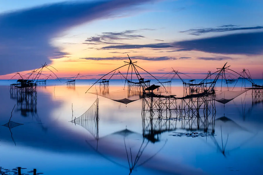 Lac de Songkhla offre des paysages pittoresques et une tranquillité apaisante