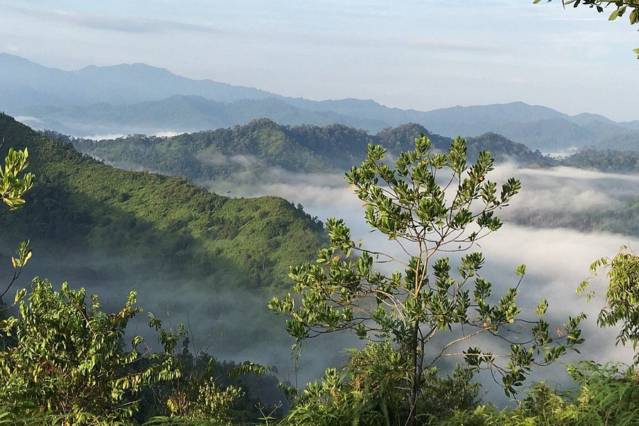Superbe endroit pour le lever du soleil à Sungai Lembing