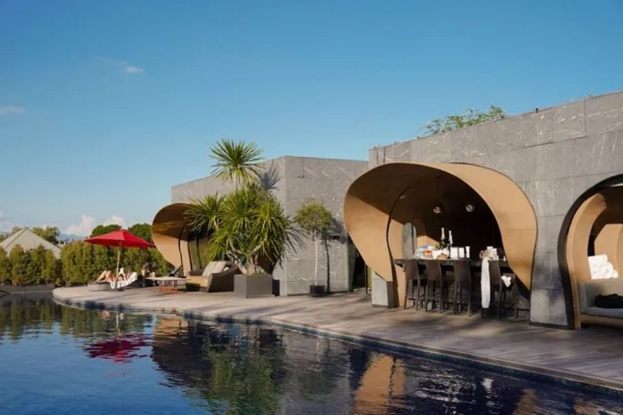 l'architecture moderne dans le meilleur hôtel à Chiang Mai