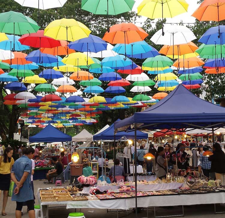 Marché à Udon Thani