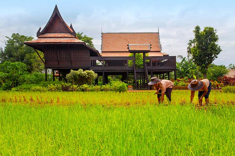 Maison individuelle pour les roturiers dans le village de Mallika