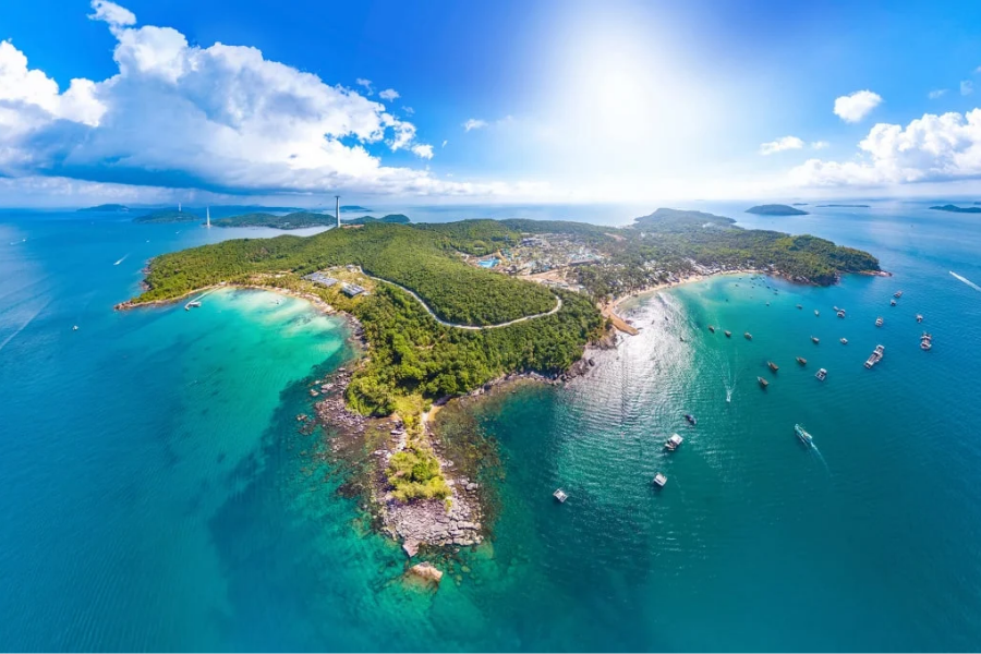 les paysages lors d'un voyage à Phu Quoc