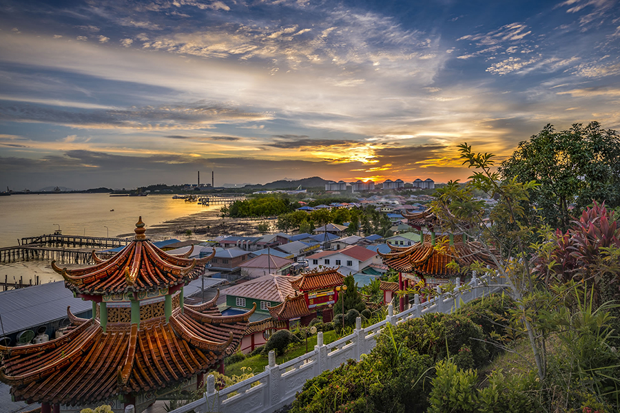 Kuching est une ville charmante et vivante - voyager solo en Malaisie