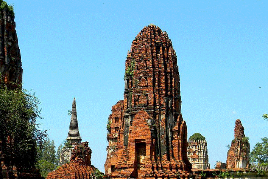 Wat Mahathat - temples d'ayutthaya