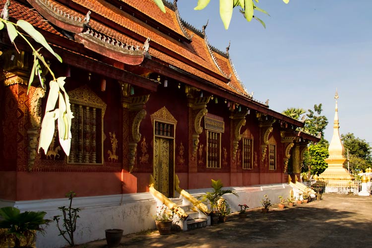 Temple Wat Sene Souk Haram à Luang Prabang 