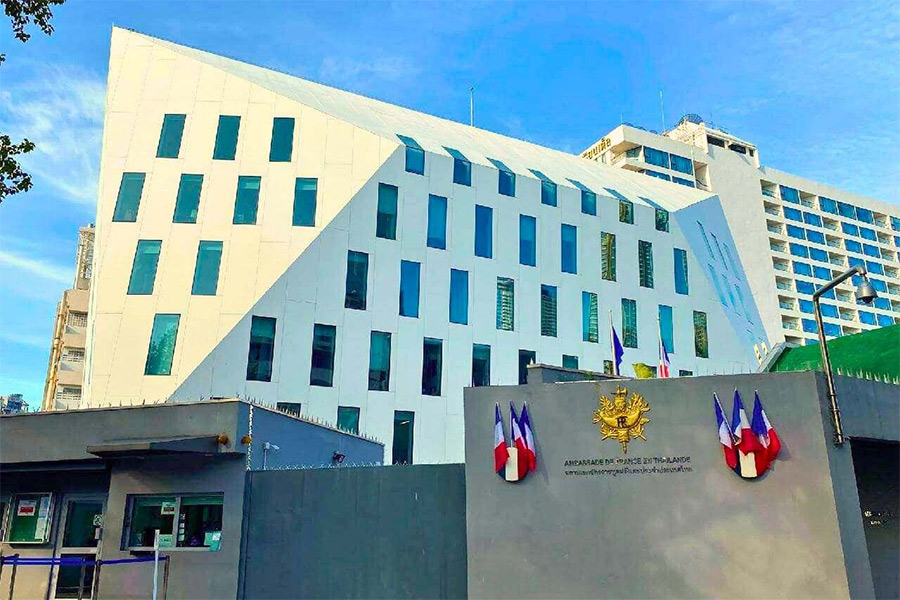Bureaux de l'Ambassade de la France à Bangkok