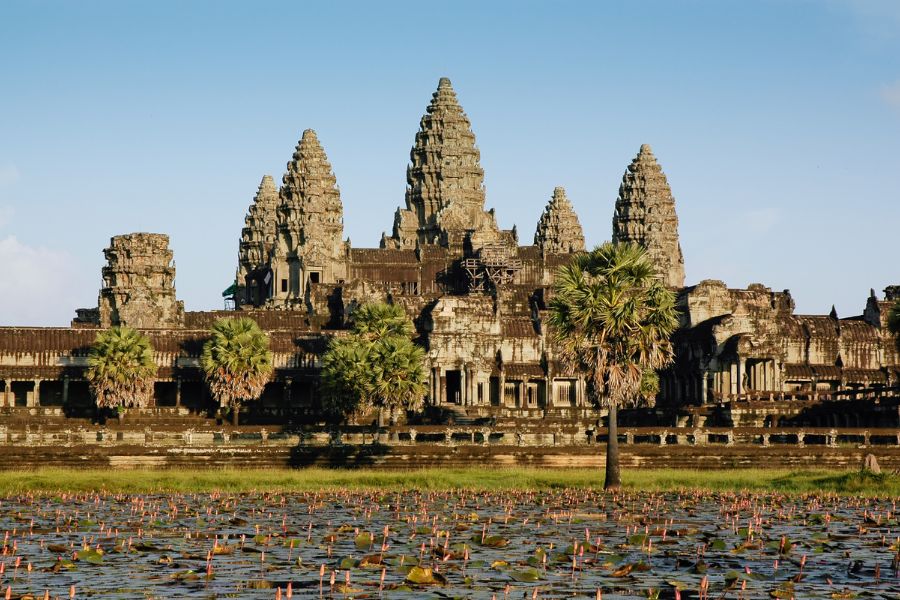 Le complexe de temples d'Angkor Wat au Cambodge