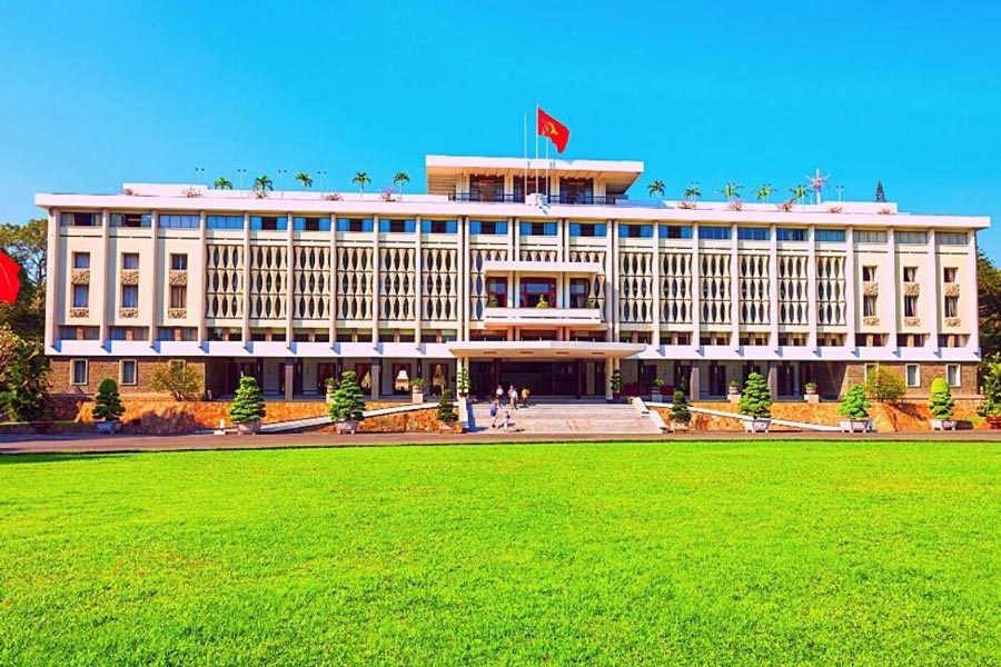 Palais de l’Indépendance est une des attractions dans le circuit de 5 jours à Ho Chi Minh-Ville