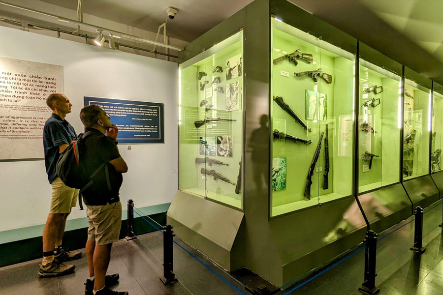 Musée des vestiges de guerre est une des attractions dans le circuit de 5 jours à Ho Chi Minh-Ville