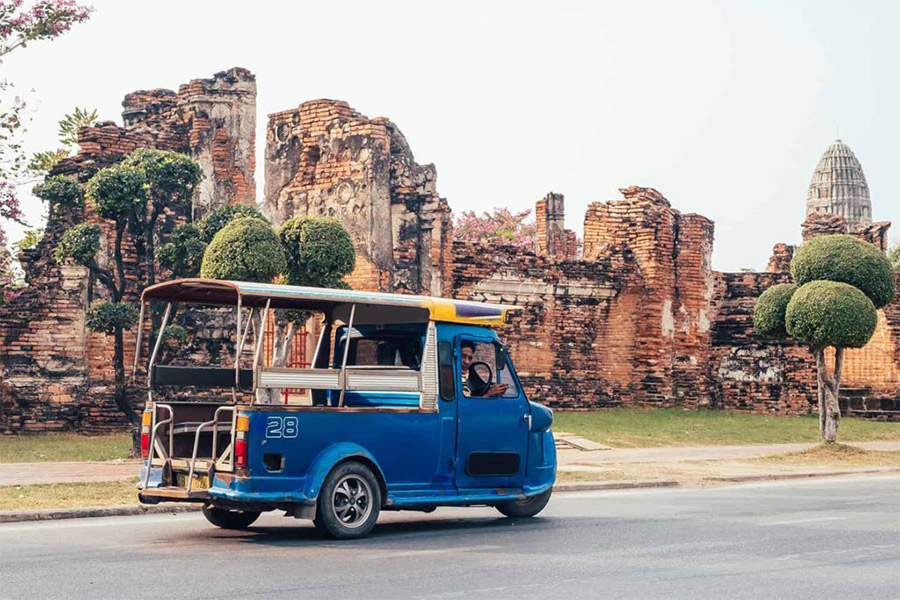 Choisir Ayutthaya ou Sukhothai ? Visite en Tuk-tuks autour d'Ayutthaya