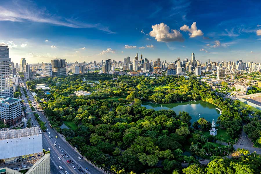 Ce parc est très approprié pour se détendre et échapper à la chaleur de la Thaïlande