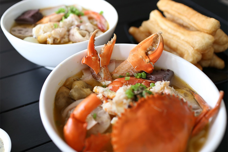 Banh Canh Cua est l'un des plats typiques de Saigon