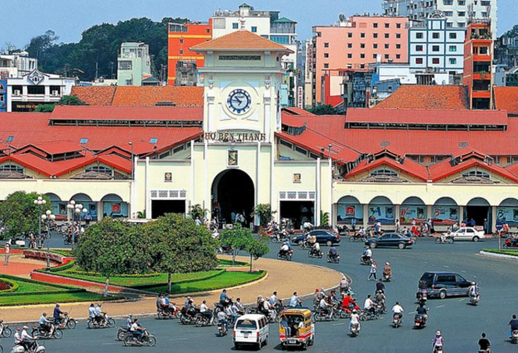 Architecture  du marché Ben Thanh