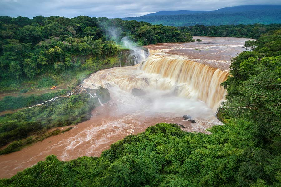 Origine de la cascade de Sae Pong Lai