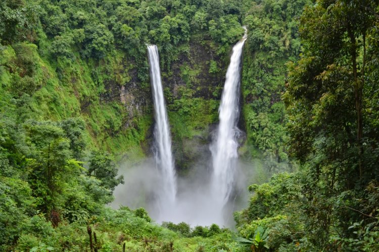 La cascade de Tad Fane à Dong Hua Sao