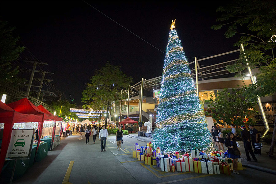 Le marché Great Gatsby est un marché emblématique pour le Noel à Bangkok