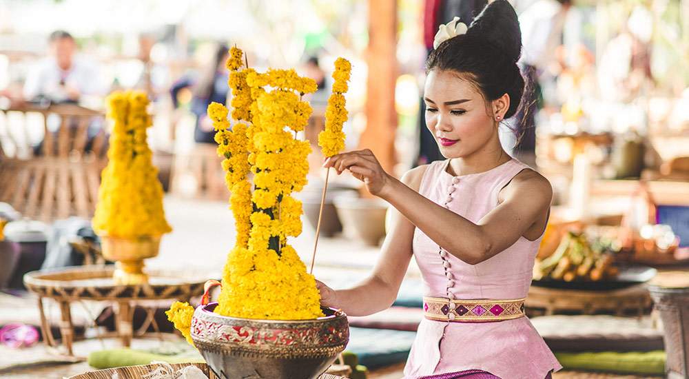 La cérémonie de Baci - cérémonie spécifique de Laos