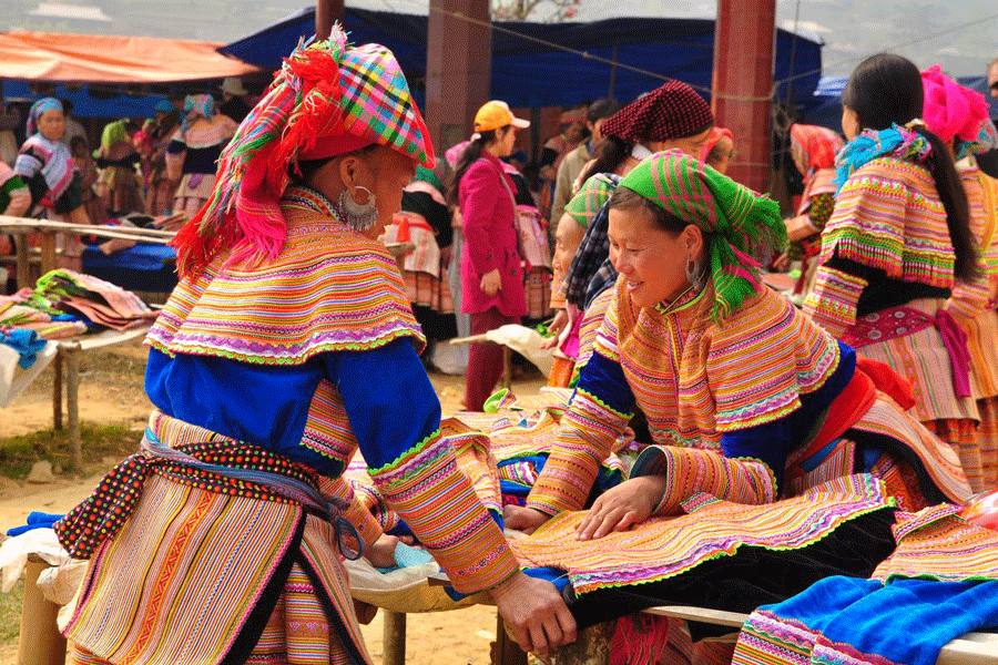 top 5 marchés à Sapa - marché de Can Cau