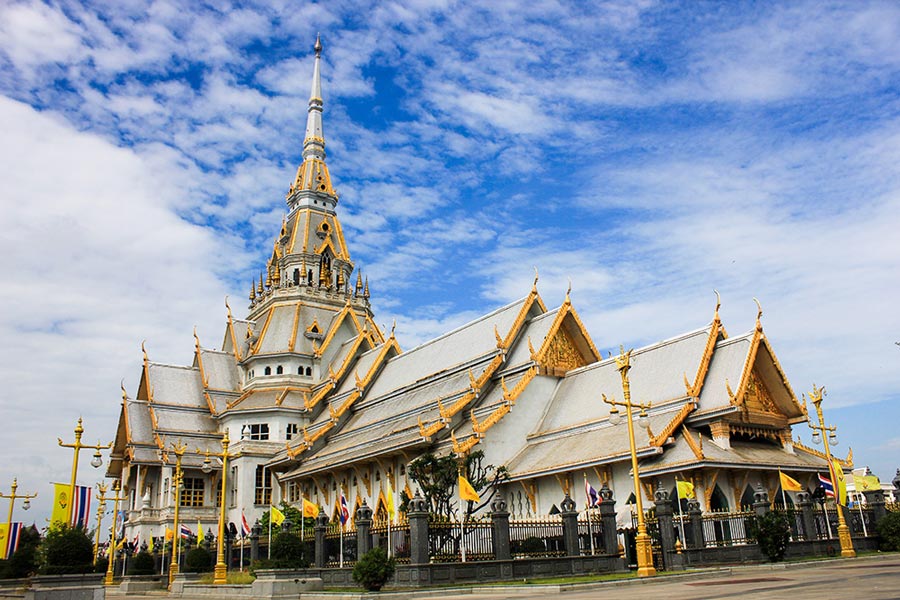 Il existe de nombreuses options d'hébergements à Chachoengsao