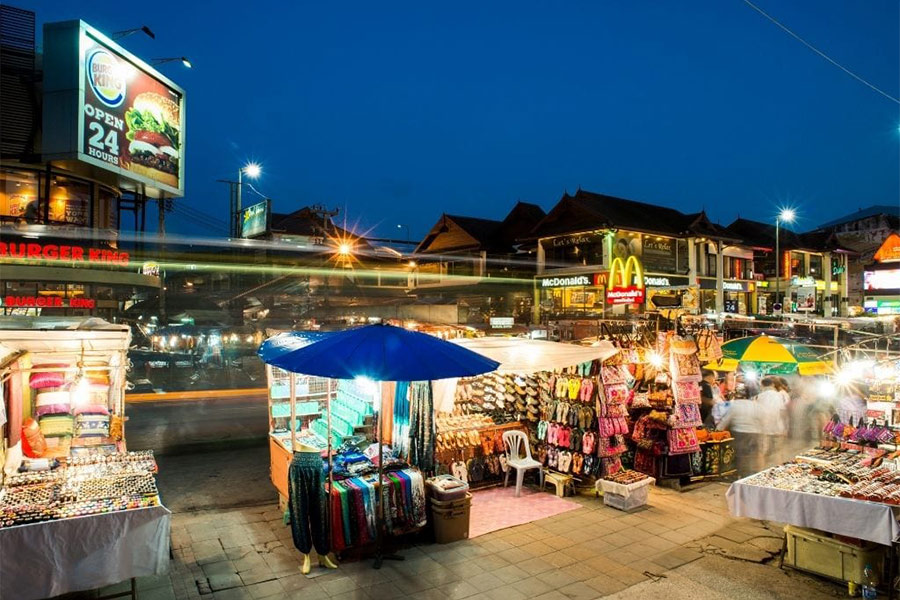 Marché de nuit de Chiang Mai - Chiang Mai 3 jours 2 nuits tour