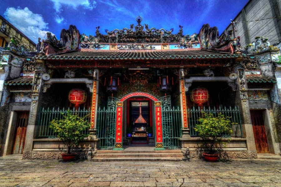 Chinatown de Saigon -  pagode de Thien Hau