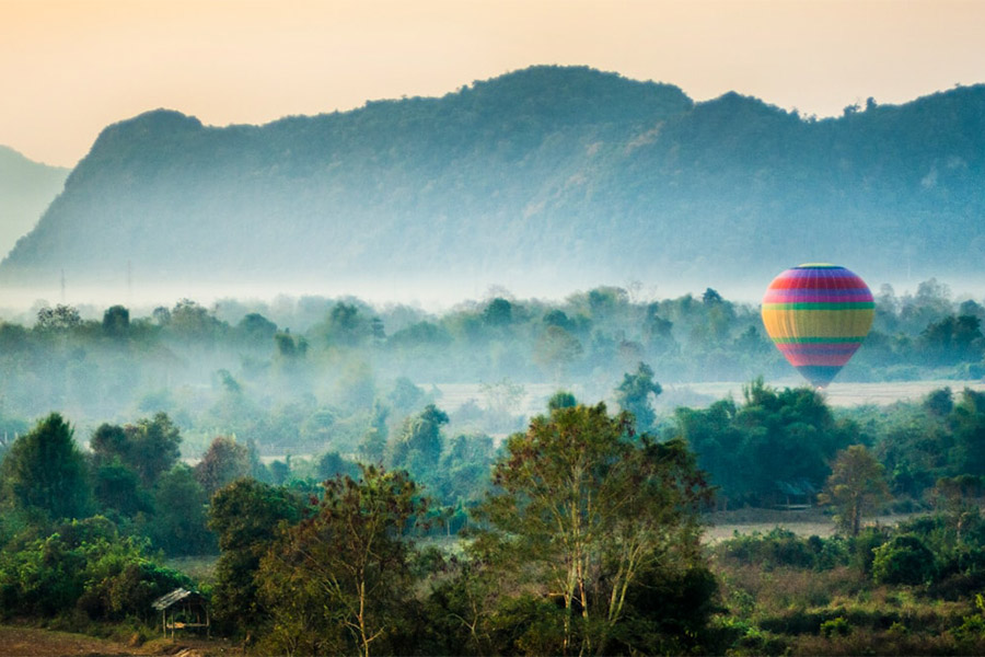 Le climat du Laos est généralement assez chaud et humide