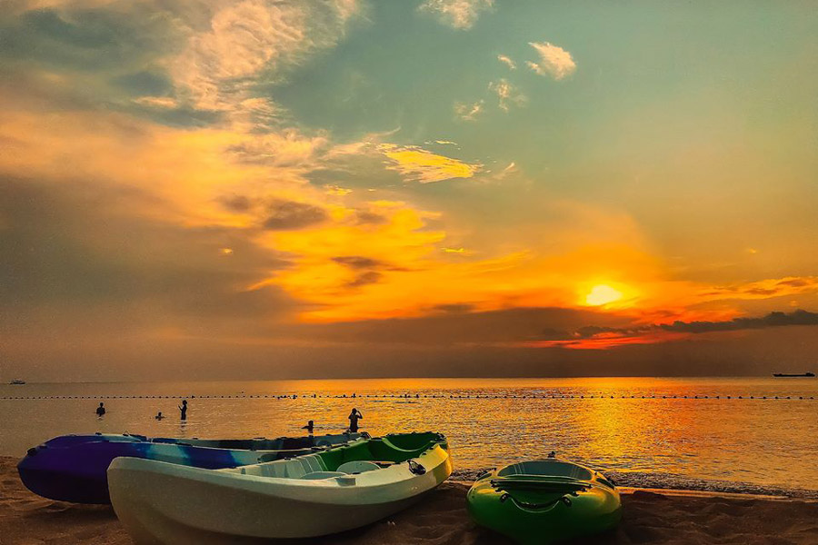 Observation du coucher de soleil sur la mer et choses à faire à Phu Quoc