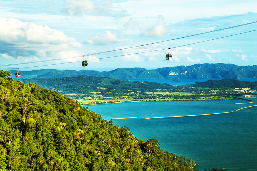 Langkawi est un paradis tropical où la nature luxuriant 