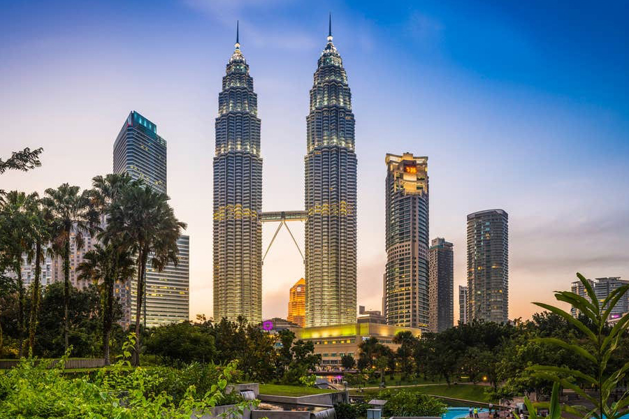 Kuala Lumpur est connue pour ses gratte-ciel emblématiques