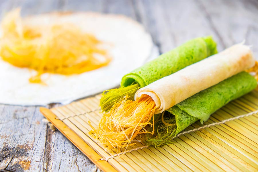 Roti Saimai est l'un des plat à ne pas manquer lors de visiter Ayutthaya
