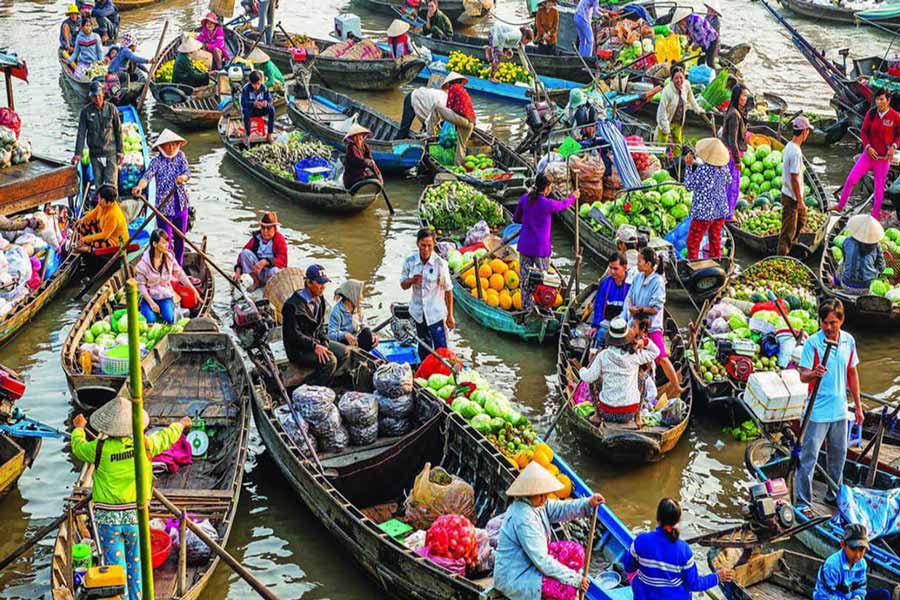 Can Tho est l'une des destinations incontournables dans le circuit combiné Vietnam - Laos