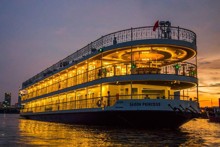 dîners-croisières sur la rivière Saigon